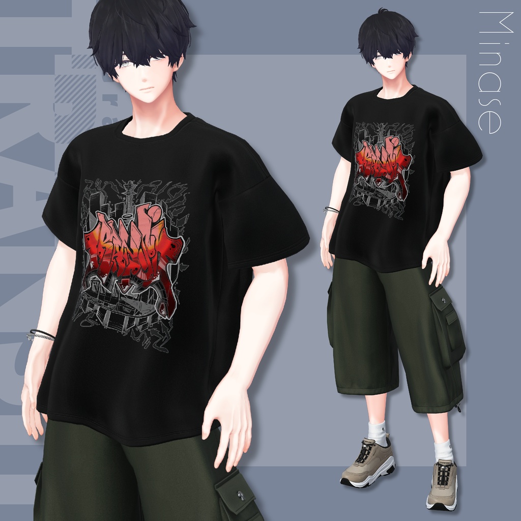 【SALE!】Graphic T-shirt : TRANSIT【25アバターセミ対応】