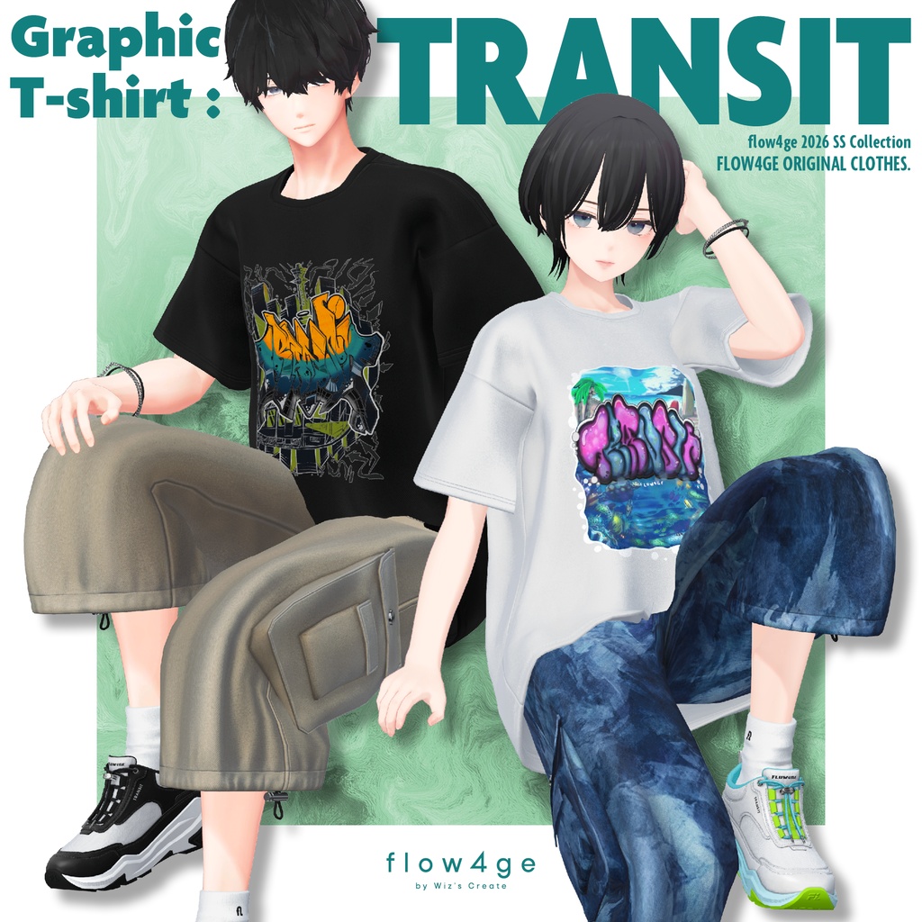 Graphic T-shirt : TRANSIT【25アバターセミ対応】