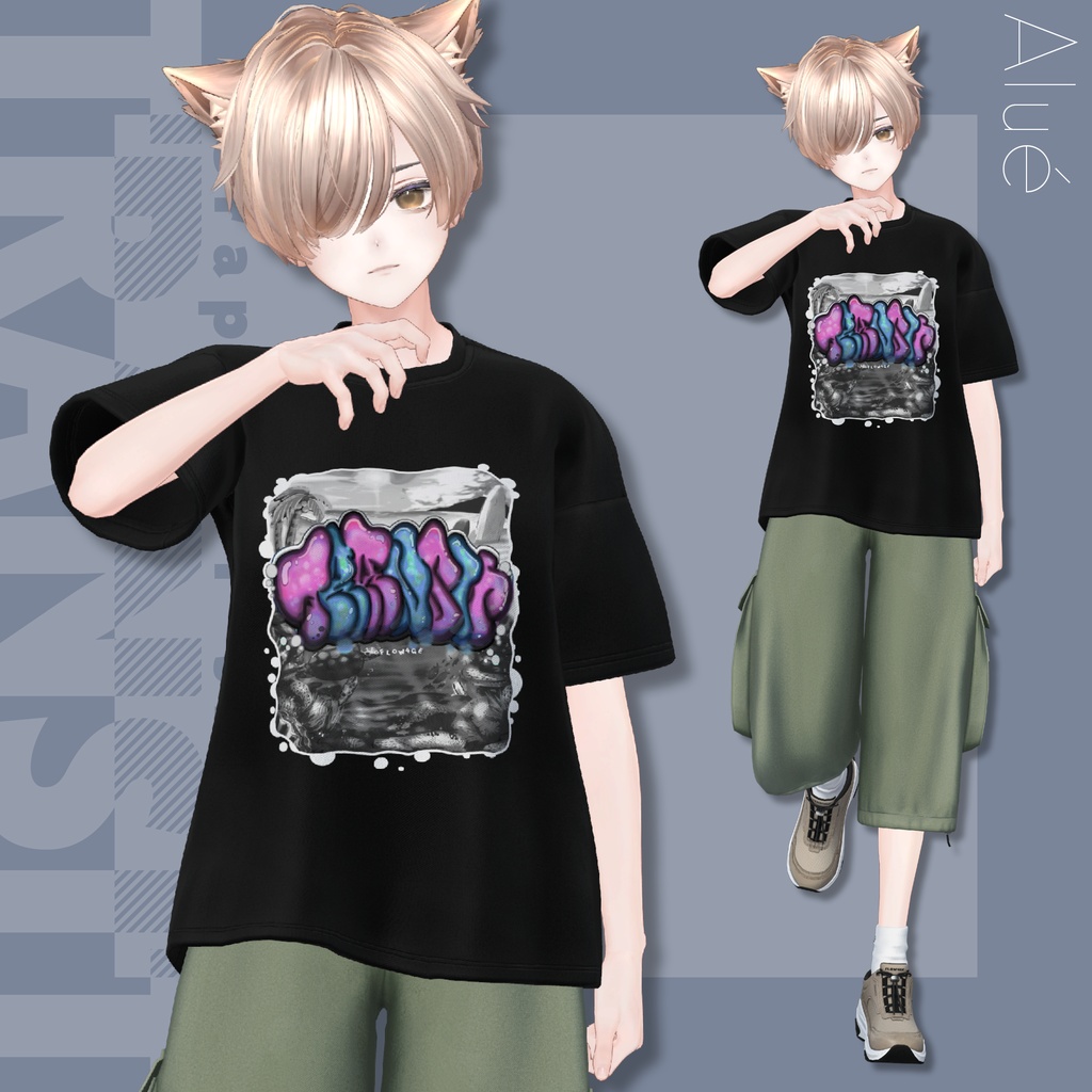 【SALE!】Graphic T-shirt : TRANSIT【25アバターセミ対応】