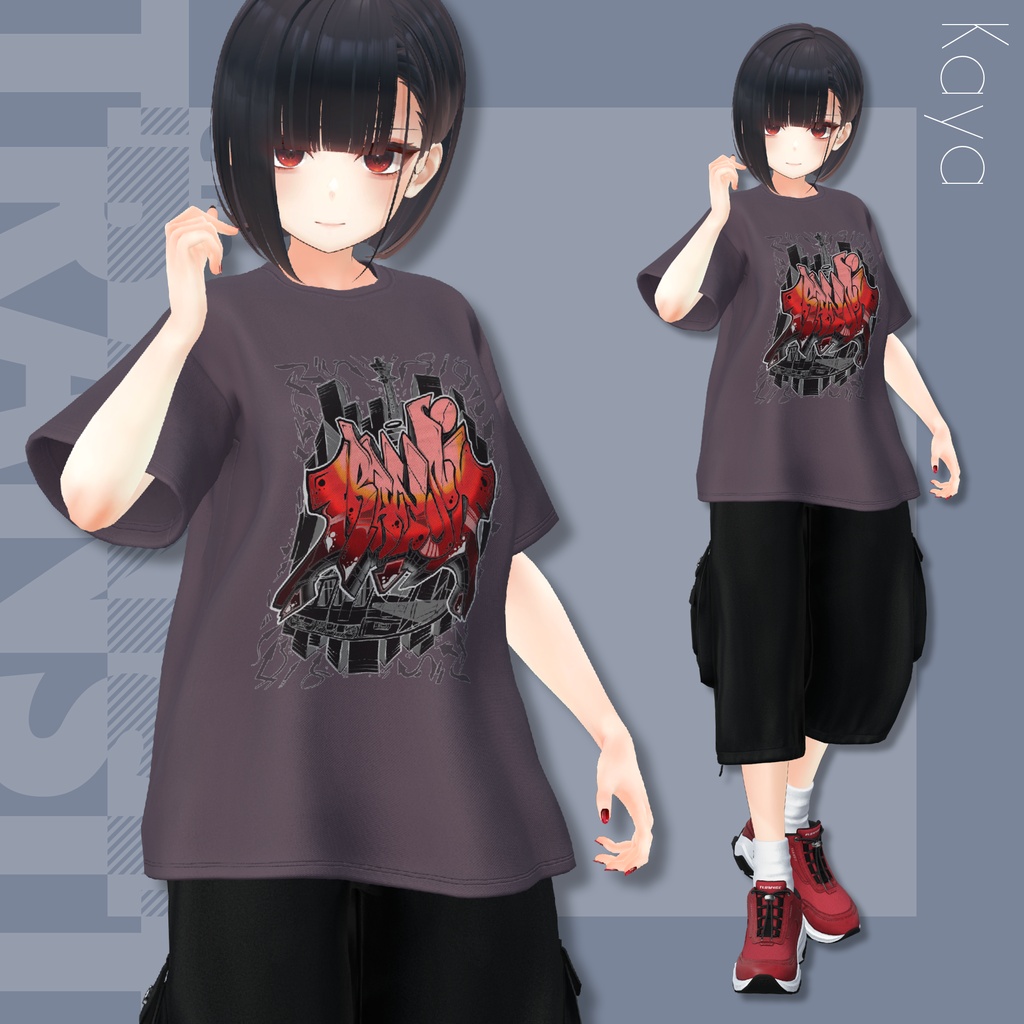 【SALE!】Graphic T-shirt : TRANSIT【25アバターセミ対応】