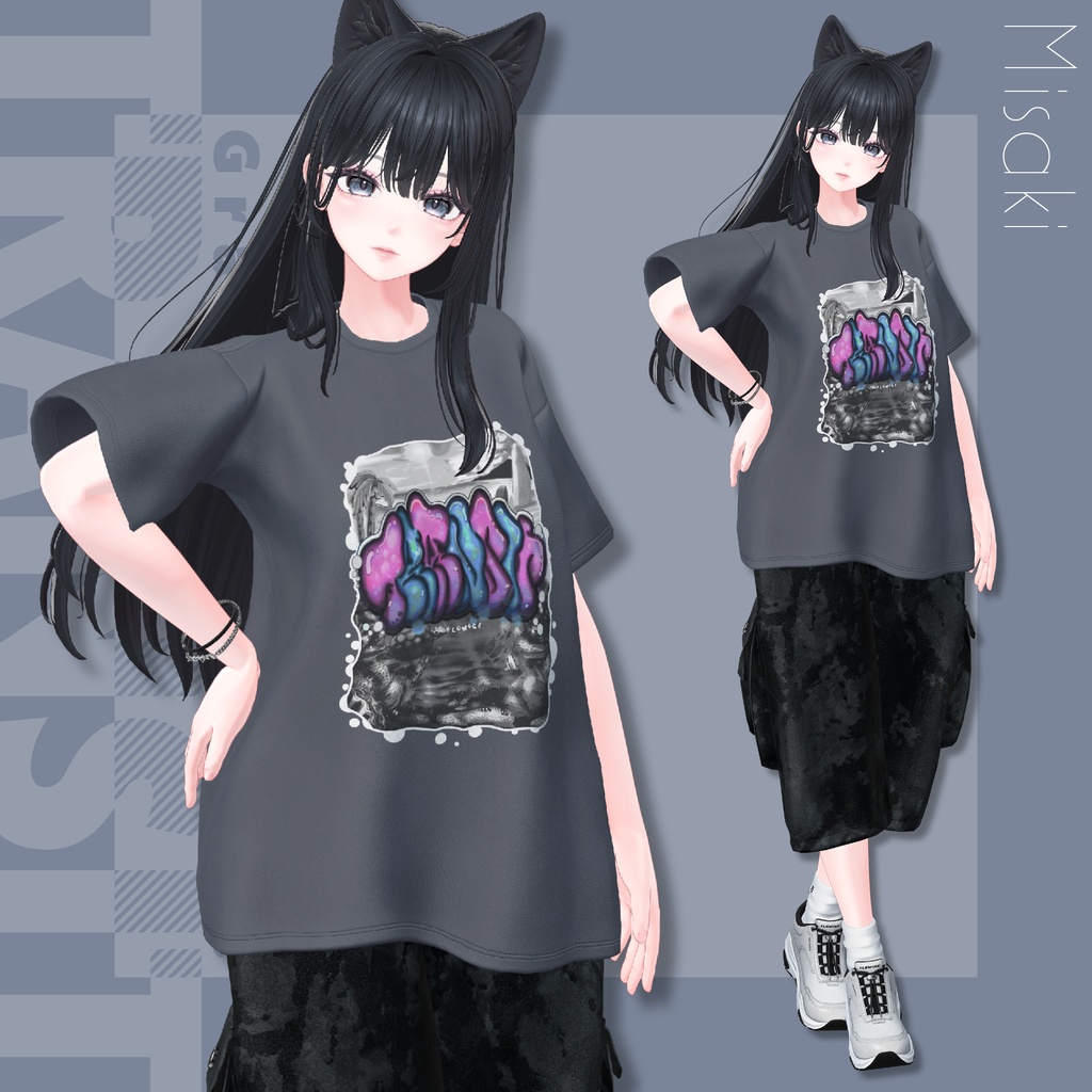 【SALE!】Graphic T-shirt : TRANSIT【25アバターセミ対応】
