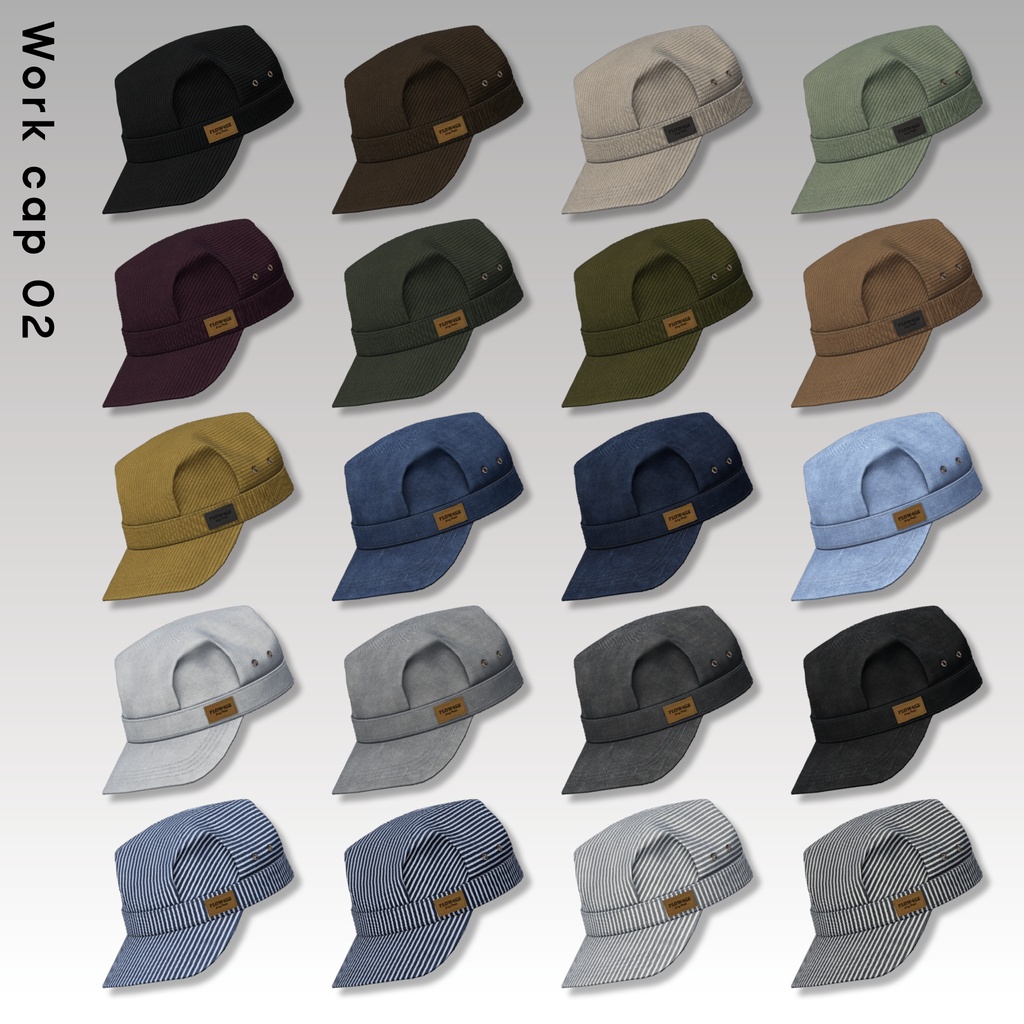 Work cap 02【VRChat想定】