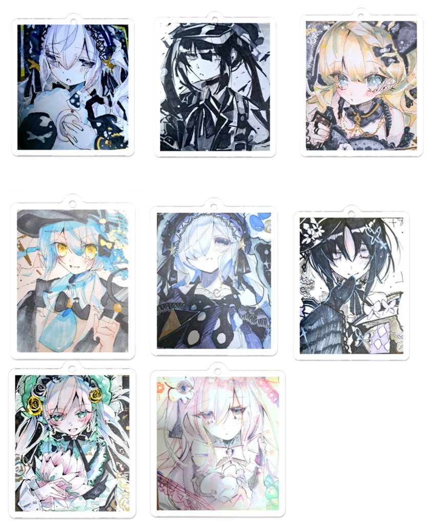 【非公式】まのさば アクリルキーホルダー