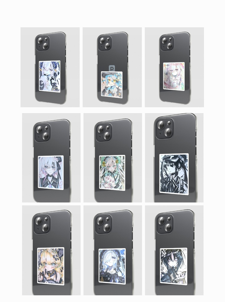 【非公式】まのさば スマホステッカー