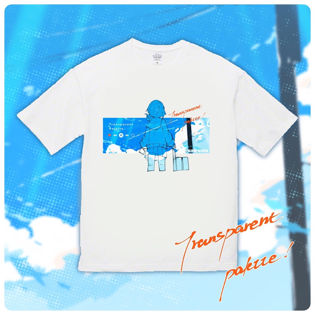 「透明なパレット」Tシャツ