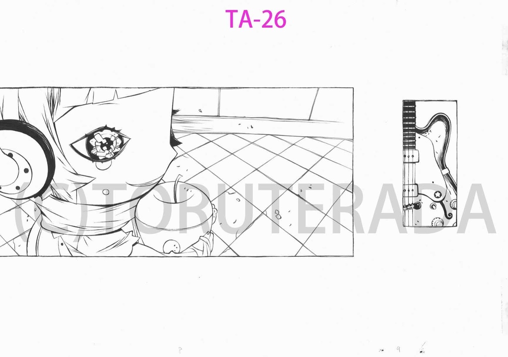 THE APPLES用 直筆原画
