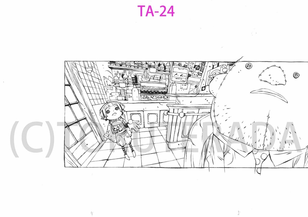 THE APPLES用 直筆原画