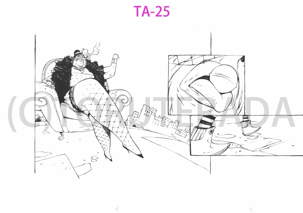 THE APPLES用 直筆原画