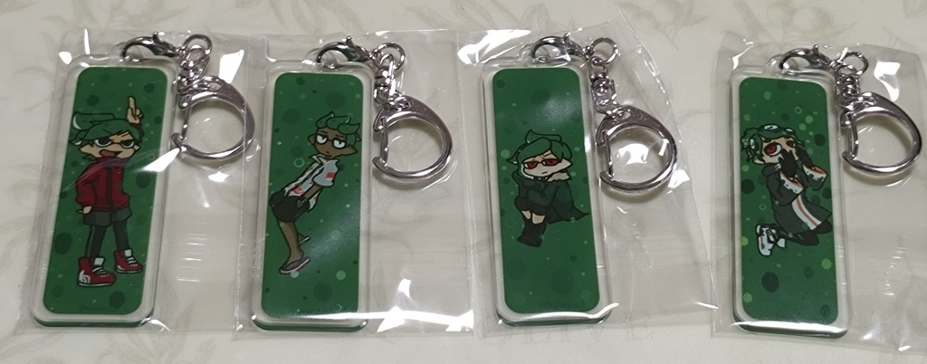 タコマスク軍団アクリルキーホルダー