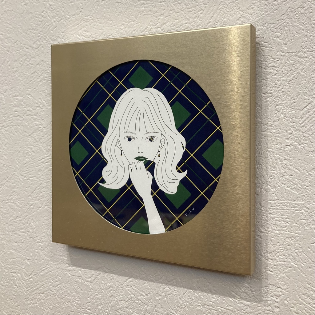 【額装】秋冬 女性 イラスト🍂