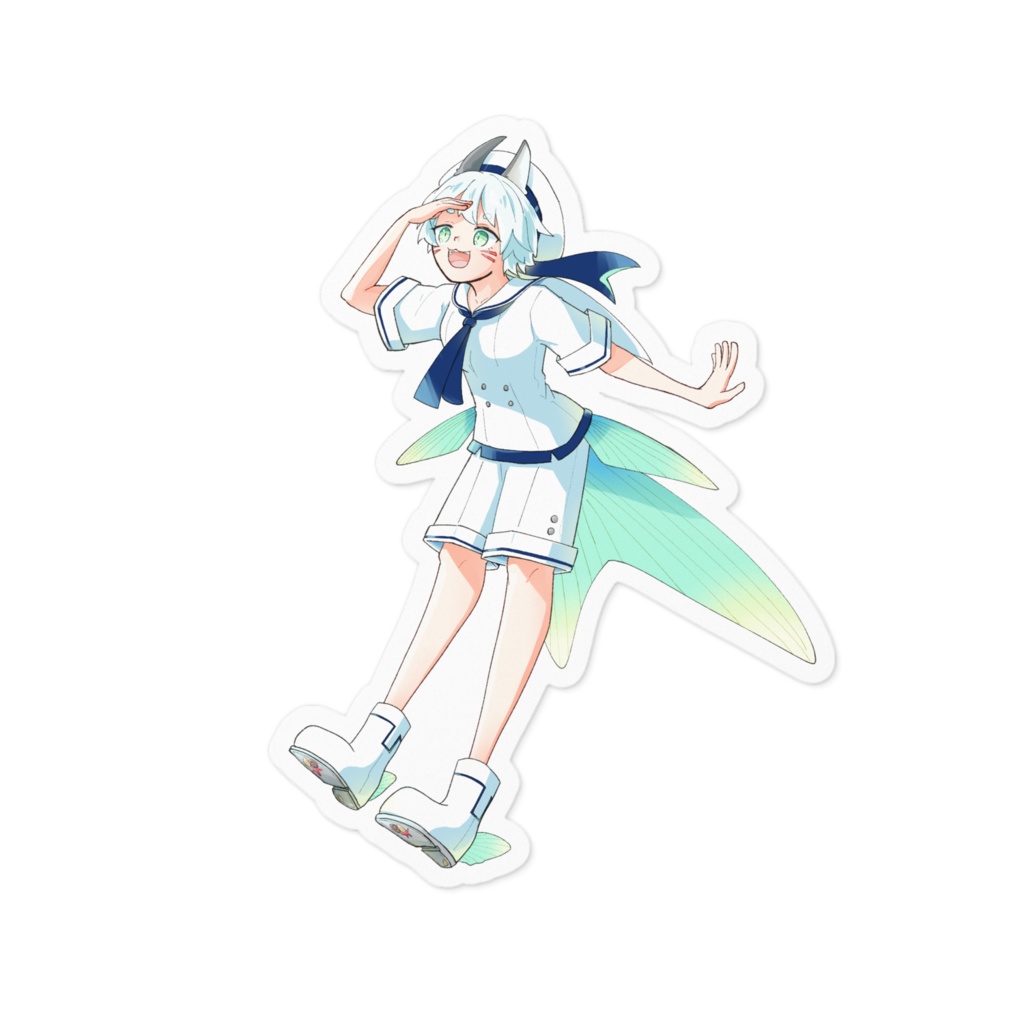 夏毛玉ステッカー