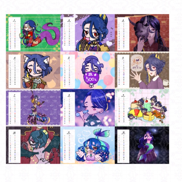 【6周年】2026年卓上カレンダー