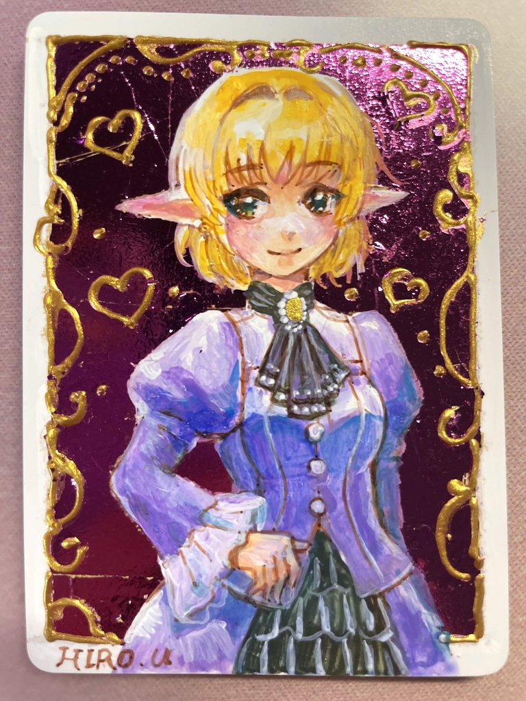 【ブランクカード・スケッチ】賢い侍從・オリジナル原画