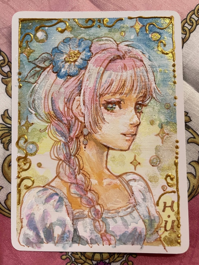 【ブランクカード・スケッチ】「星祭を君と…」オリジナル原画