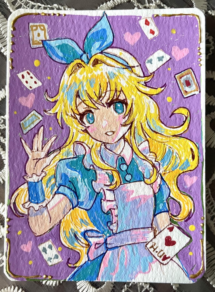 【ブランクカード・スケッチ】「アリスの奔走」オリジナル原画