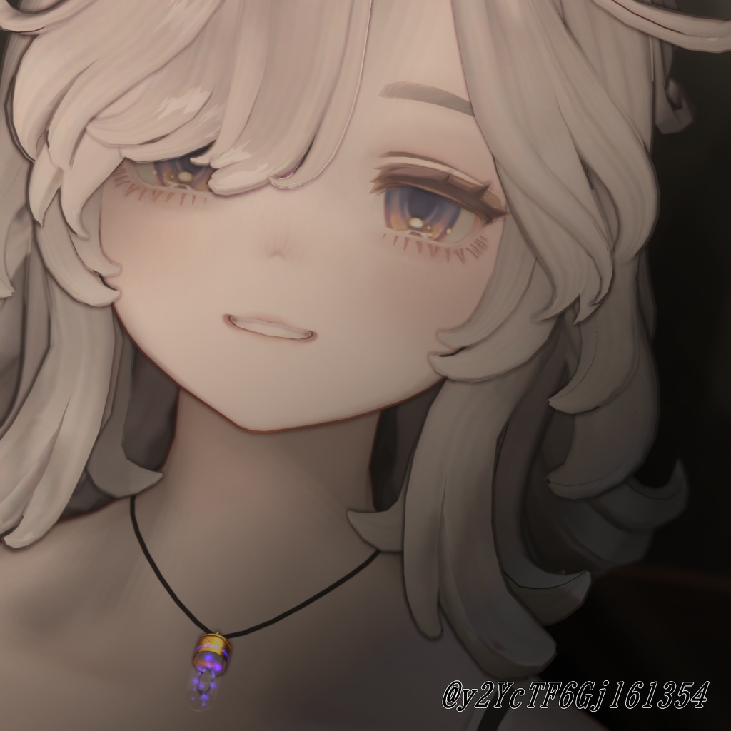 3Dモデル ペンダント 「刻印の魔弾」