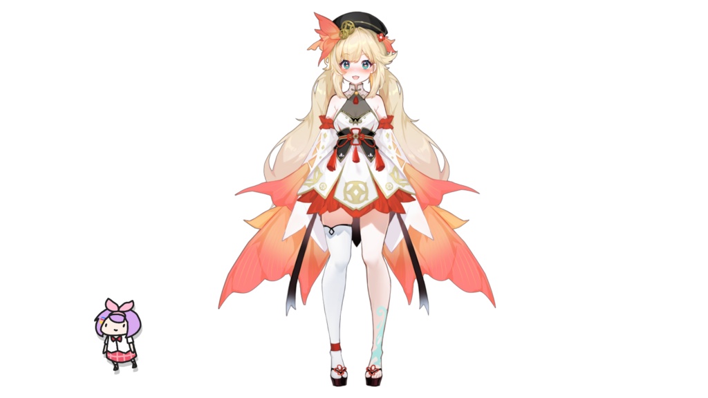 Live2Dモデル·小锦鲤·Vtuber用Model·VTS模型