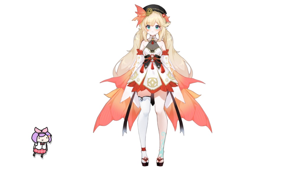 Live2Dモデル·小锦鲤·Vtuber用Model·VTS模型