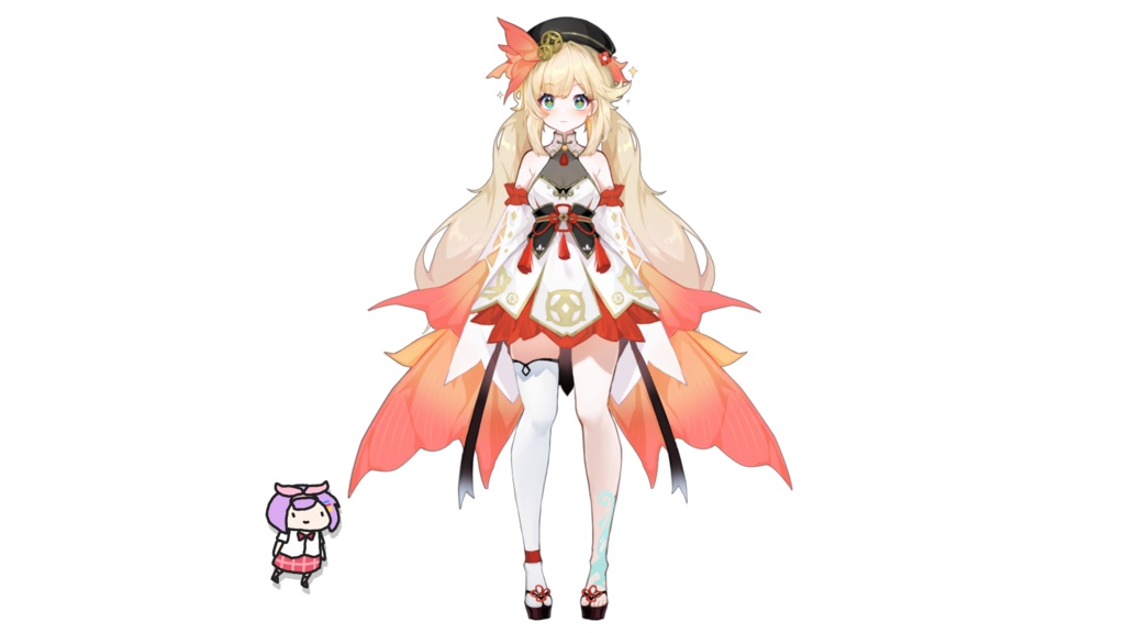 Live2Dモデル·小锦鲤·Vtuber用Model·VTS模型