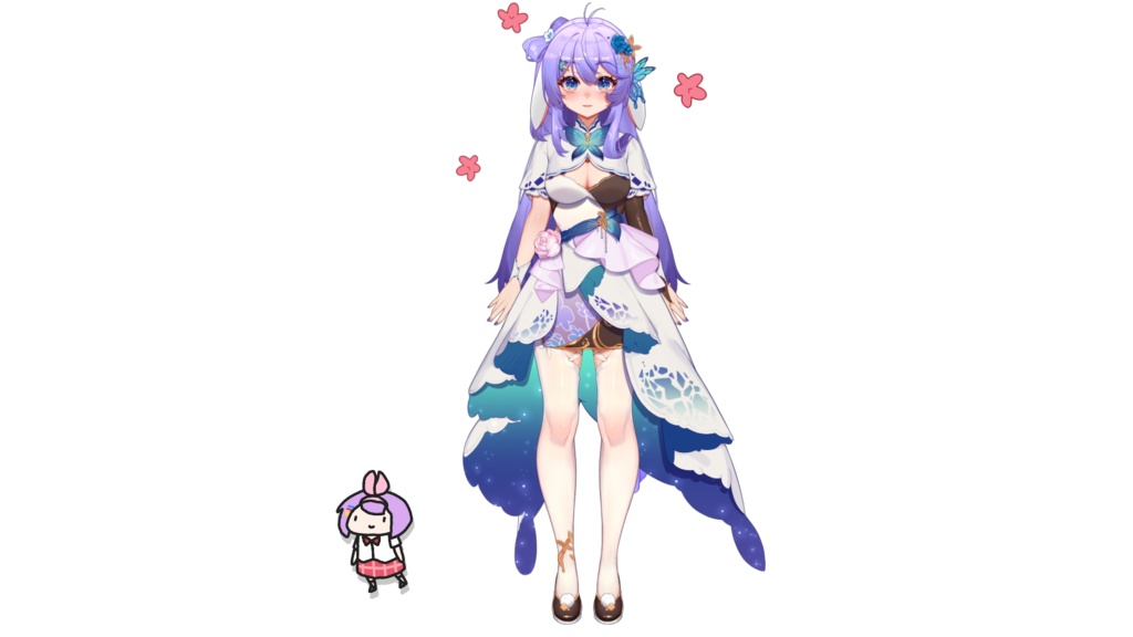 Live2Dモデル·蝶梦依·Vtuber用Model·VTS模型