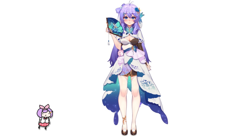 Live2Dモデル·蝶梦依·Vtuber用Model·VTS模型