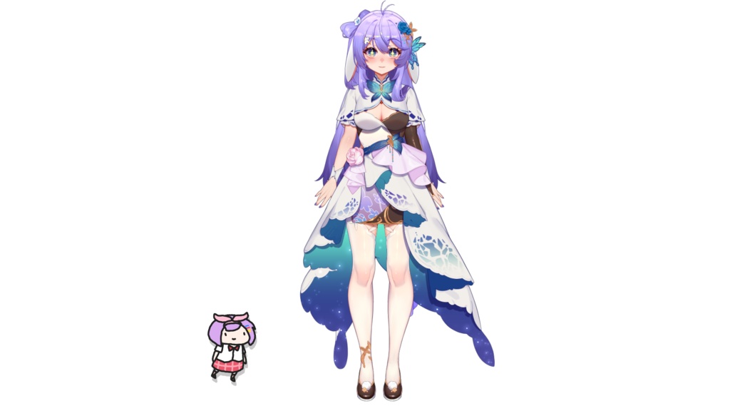 Live2Dモデル·蝶梦依·Vtuber用Model·VTS模型