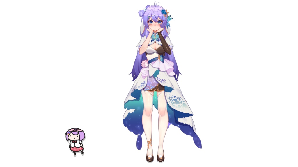 Live2Dモデル·蝶梦依·Vtuber用Model·VTS模型