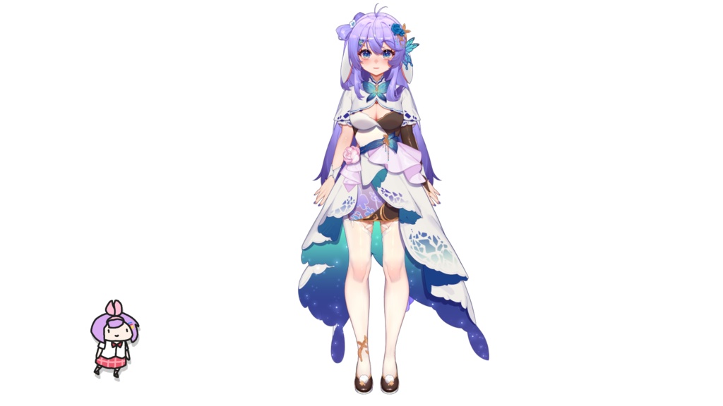 Live2Dモデル·蝶梦依·Vtuber用Model·VTS模型