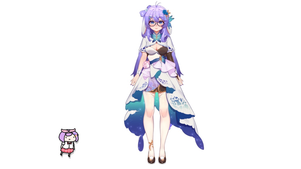 Live2Dモデル·蝶梦依·Vtuber用Model·VTS模型