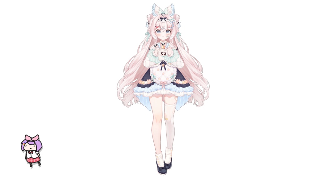 Live2Dモデル·熊猫小画家·Vtuber用Model·VTS模型