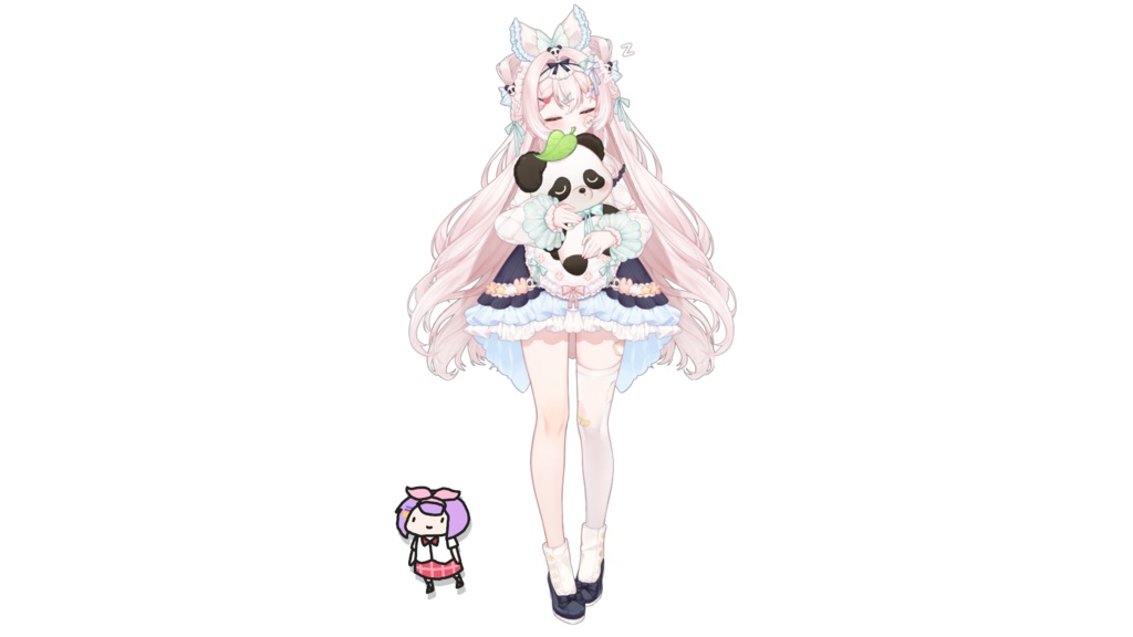 Live2Dモデル·熊猫小画家·Vtuber用Model·VTS模型