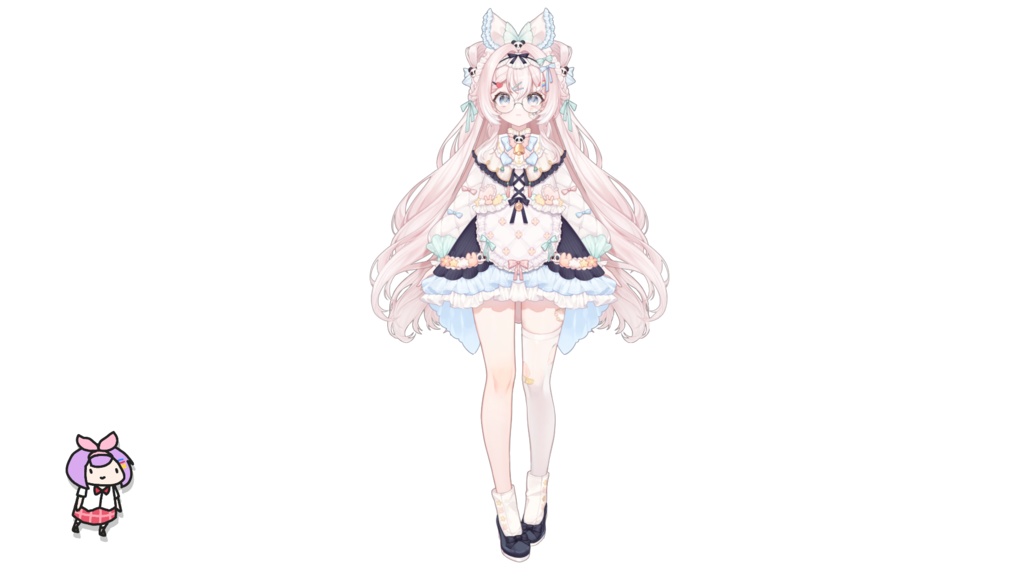 Live2Dモデル·熊猫小画家·Vtuber用Model·VTS模型