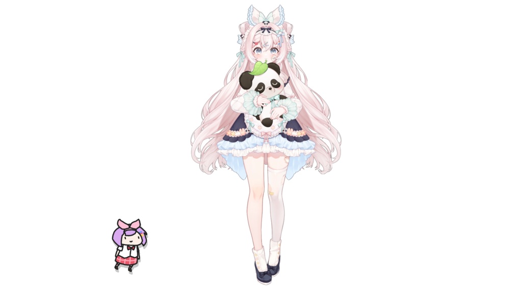 Live2Dモデル·熊猫小画家·Vtuber用Model·VTS模型