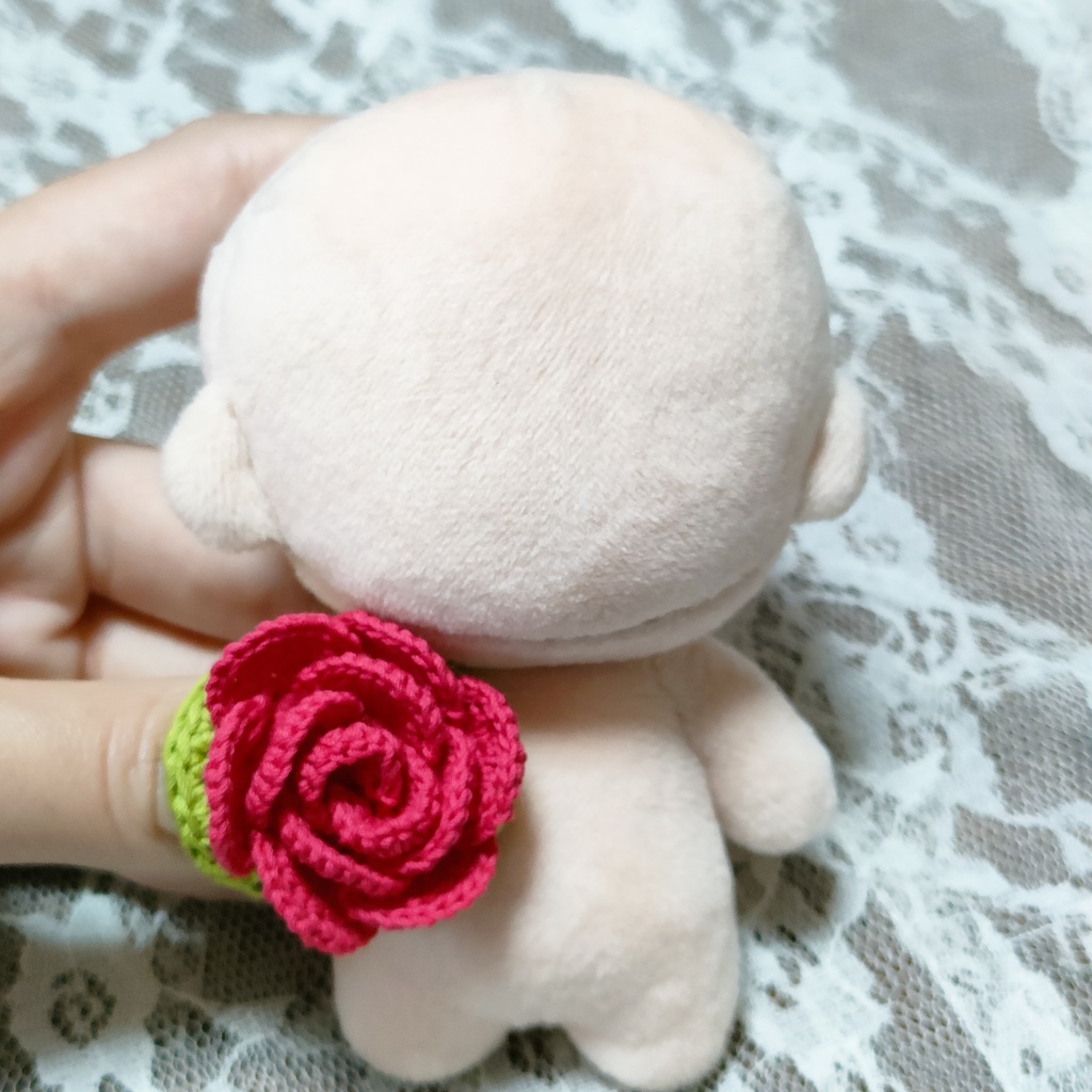ぬい撮り用爪隠し🌹薔薇サック
