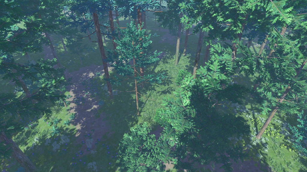 【ワールド パーツ販売】針葉樹フィールド