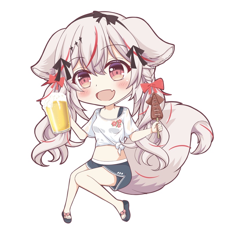 イカ焼きとビールと紅記さん