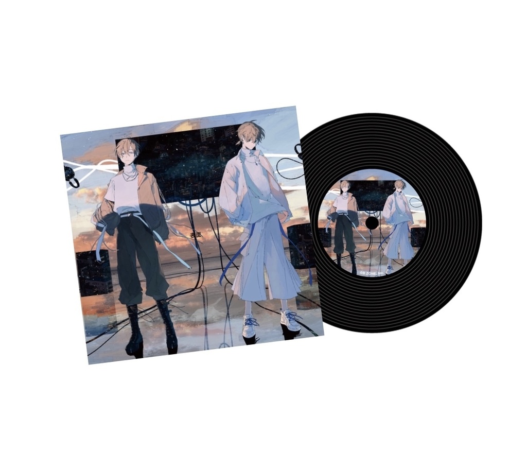友人n レコード型コースター（紙ジャケット付き）