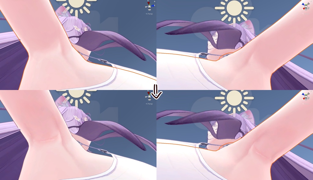 『萌』 ボディーテクスチャー / Moe Body Textures