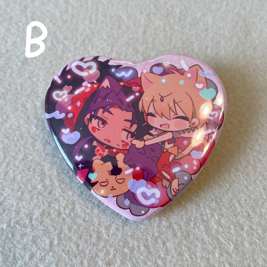 【展示中】3types缶バッジ