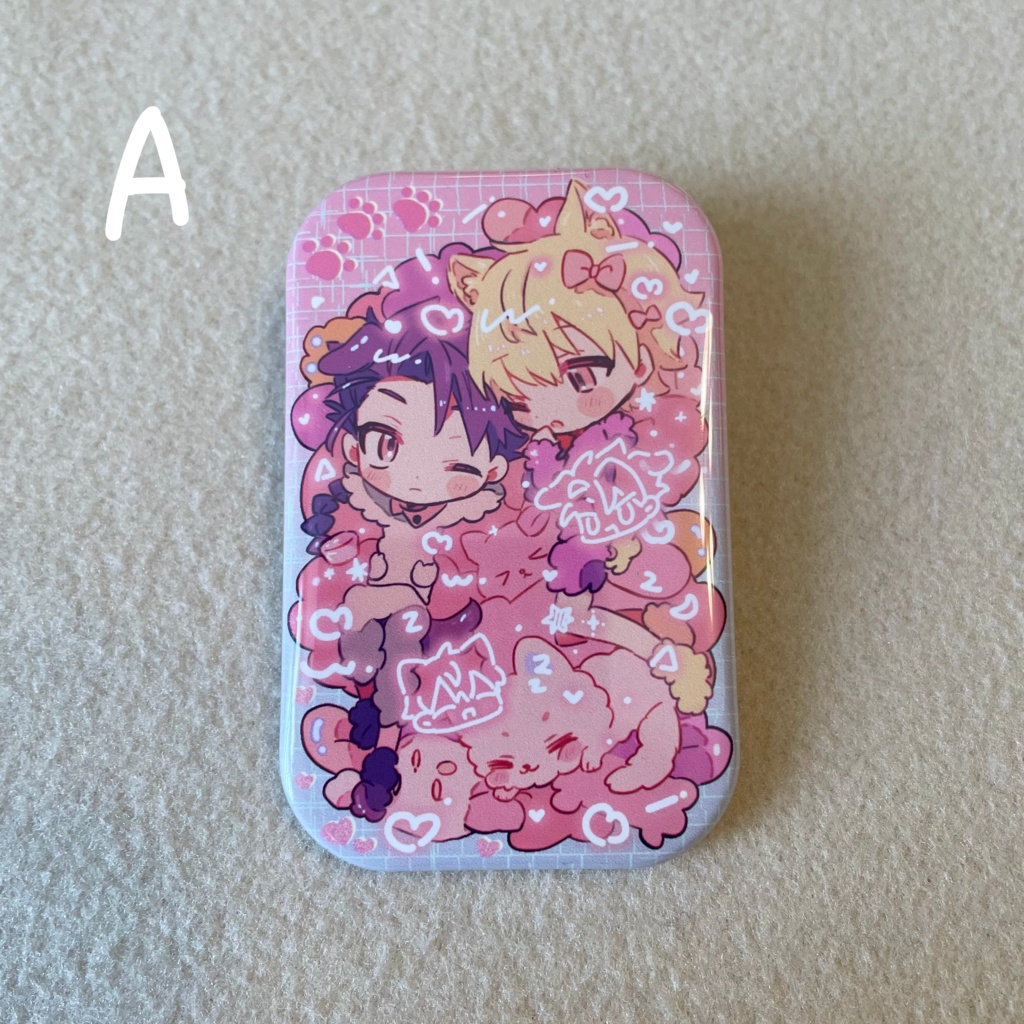 【展示中】3types缶バッジ