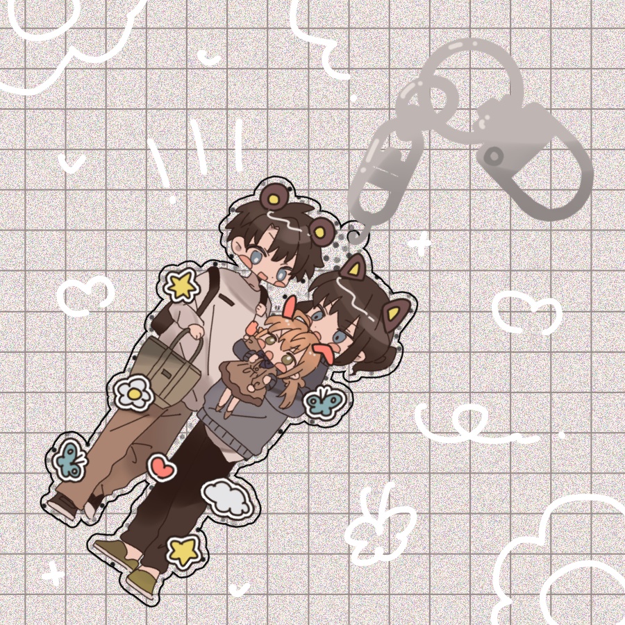 【展示中】躍動トリオのお出掛けアクキー