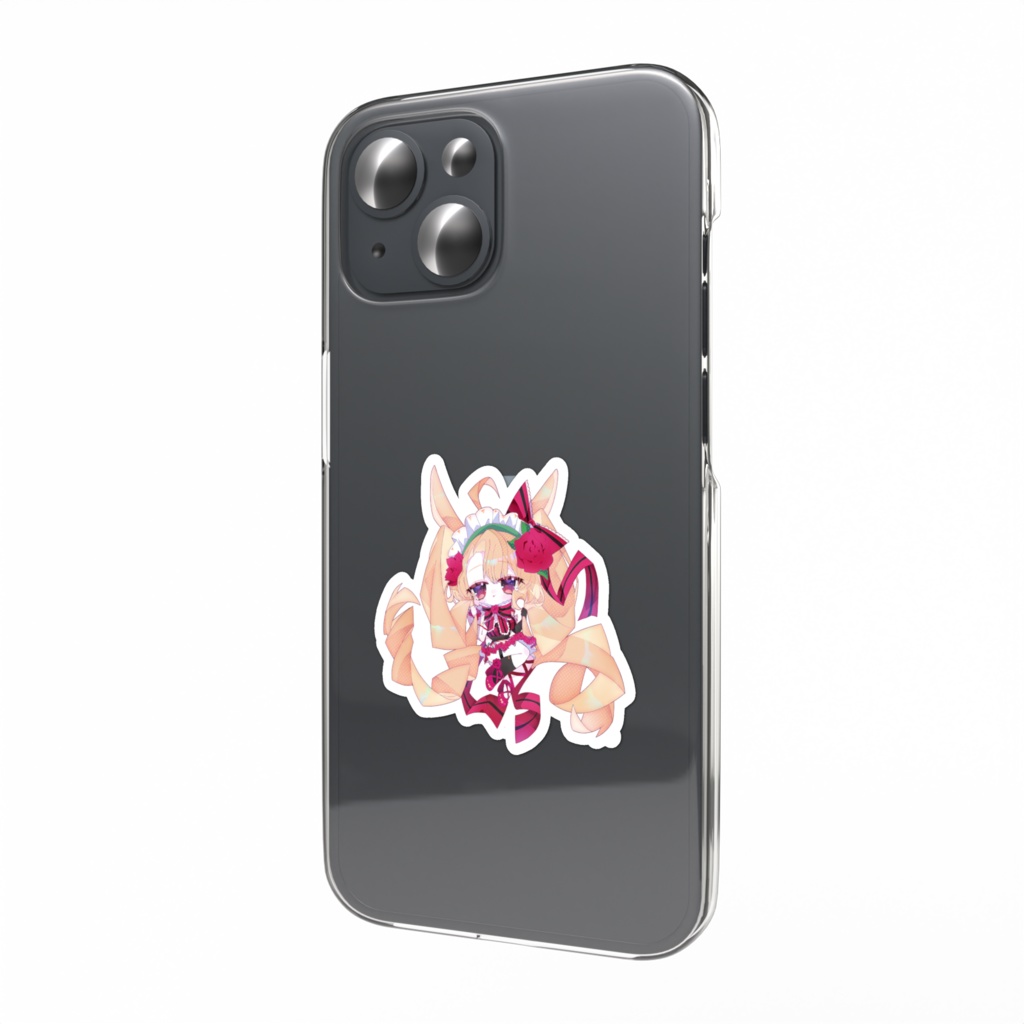 華兎らう ミニキャラ スマホステッカー