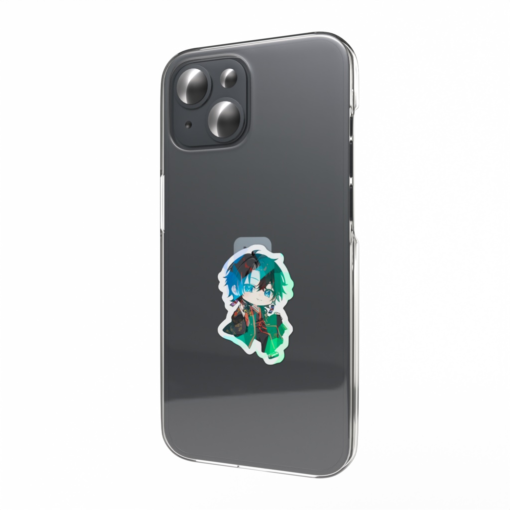 あっつんオリジナルホログラムスマホステッカー(小)