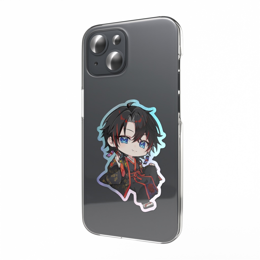 あっつんオリジナルオーロラスマホステッカー(大)