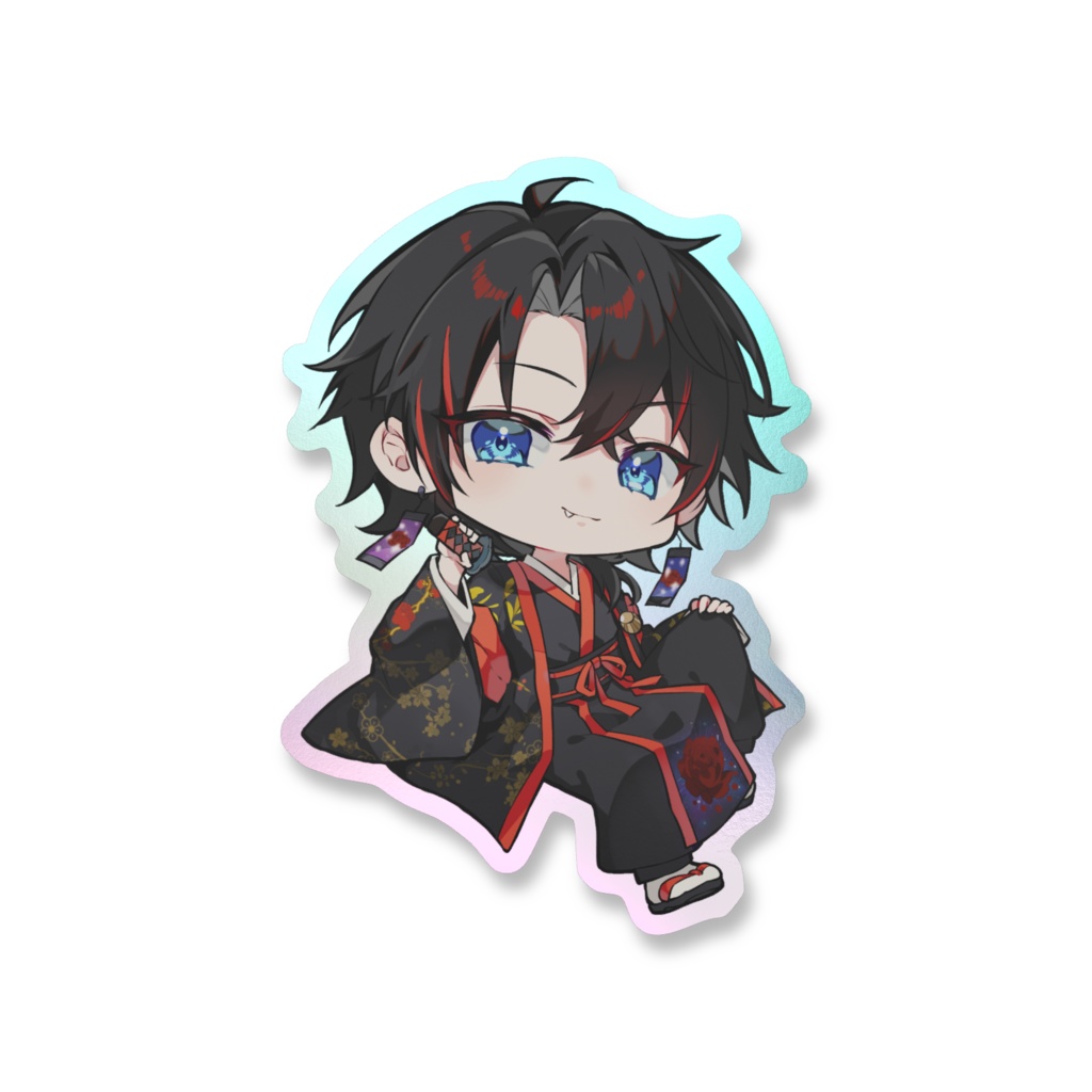 あっつんオリジナルオーロラスマホステッカー(大)