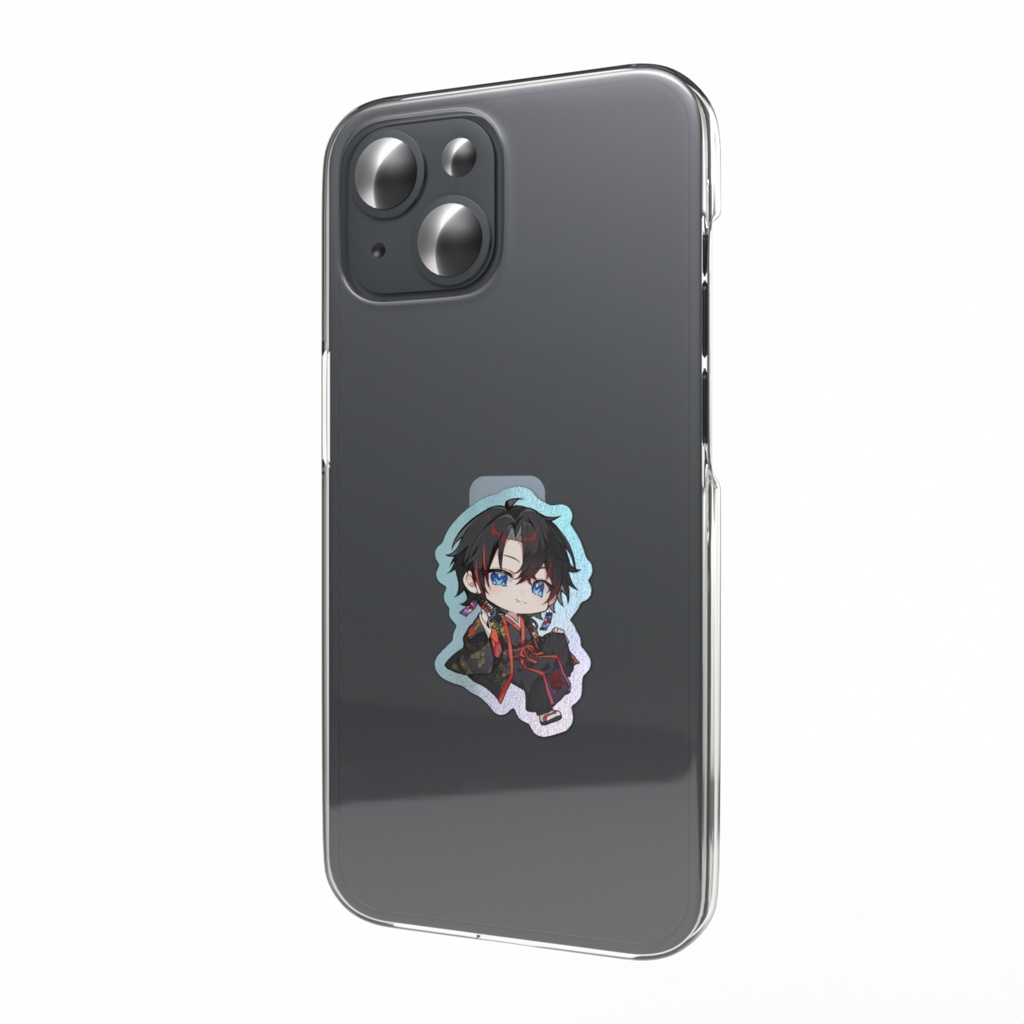 あっつんオリジナルオーロラスマホステッカー(小)