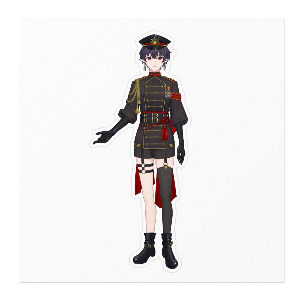 望月充 ステッカー(新衣装・上着無し)