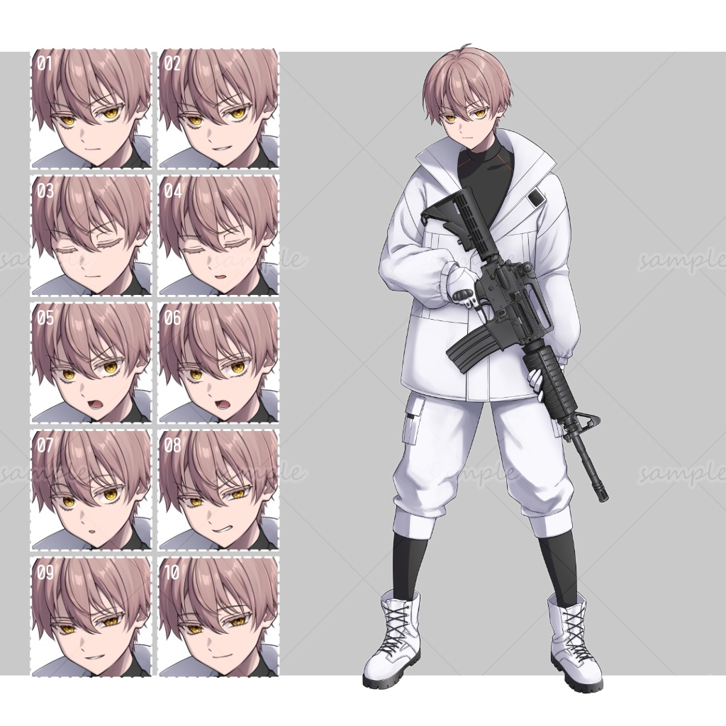 vol.5_M4A1カービンを持った少年