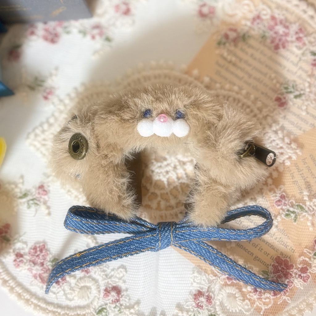 わんちゃんヘッドドレス(ボーイフレンドデニム)