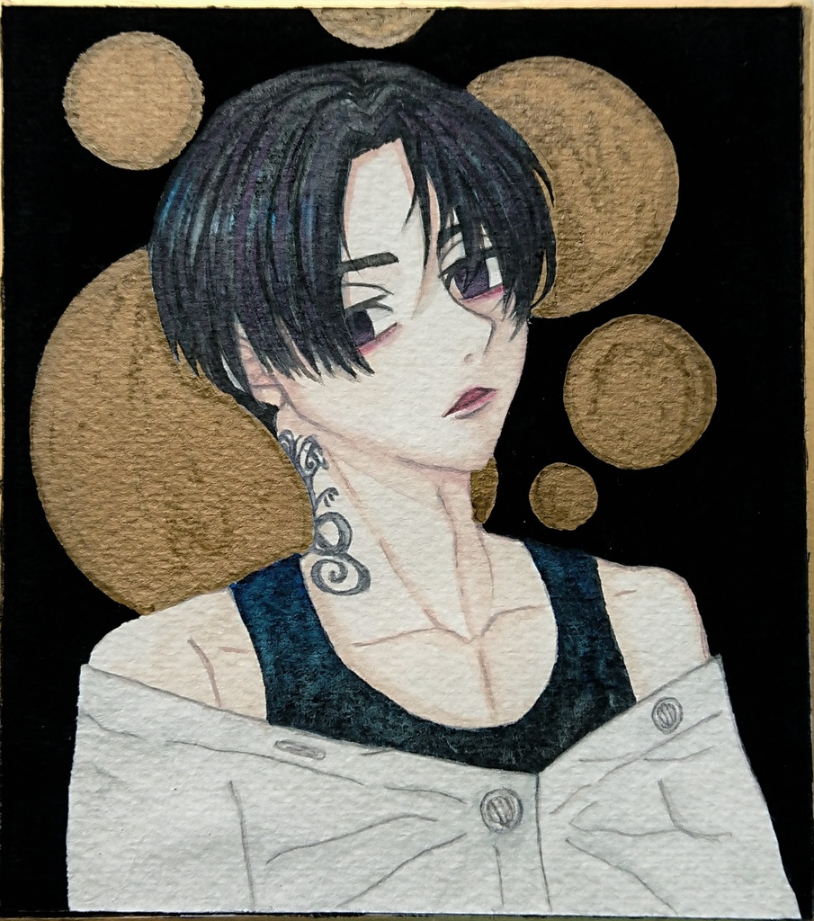 東リベ 手描きイラスト 原画 ガラスの箱庭 Booth